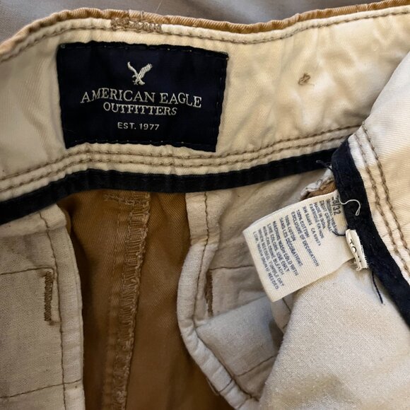 Men's Tan Pants - Picture 2 of 2